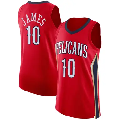 Authentic Red Justin James Men's New Orleans Pelicans Nike Jersey - Statement Edition