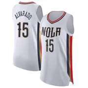 Authentic White Jose Alvarado Youth New Orleans Pelicans Nike 2021/22 City Edition Jersey