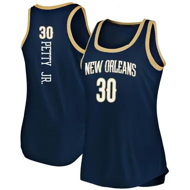 Fast Break Navy John Petty Jr. Women's New Orleans Pelicans Fanatics Branded 2019/20 Tank Jersey - Icon Edition