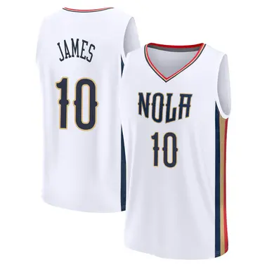 Replica White Justin James Youth New Orleans Pelicans Fanatics Branded 2021/22 Fast Break City Edition Jersey
