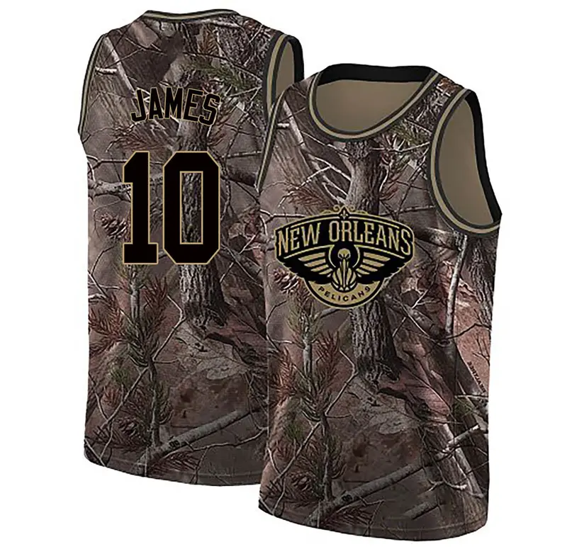 Swingman Camo Justin James Men's New Orleans Pelicans Nike Realtree Collection Jersey