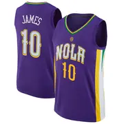 Swingman Purple Justin James Youth New Orleans Pelicans Nike Jersey - City Edition