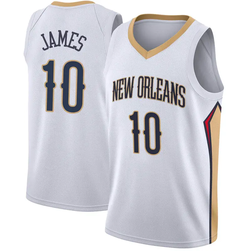 Swingman White Justin James Youth New Orleans Pelicans Nike Jersey - Association Edition