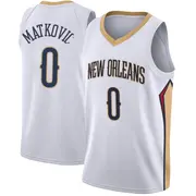 Swingman White Karlo Matkovic Men's New Orleans Pelicans Nike Jersey - Association Edition