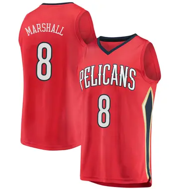 Red Naji Marshall Youth New Orleans Pelicans Fanatics Branded Fast Break Jersey - Statement Edition