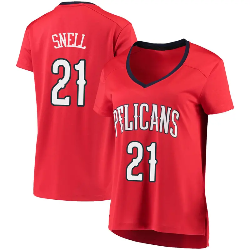 Red Tony Snell Women's New Orleans Pelicans Fanatics Branded Fast Break Jersey - Statement Edition