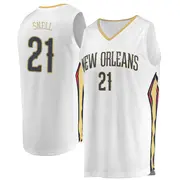 White Tony Snell Men's New Orleans Pelicans Fanatics Branded Fast Break Jersey - Association Edition