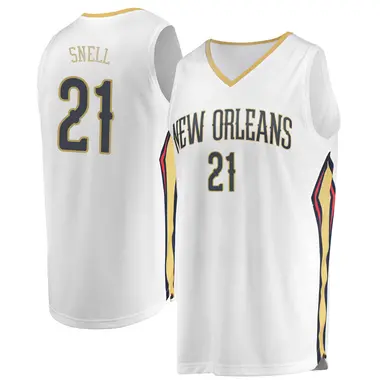 White Tony Snell Youth New Orleans Pelicans Fanatics Branded Fast Break Jersey - Association Edition